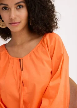 bonprix bonprix Blusa de algodón orgánico puro mango Online