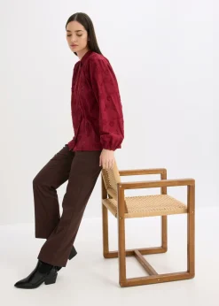 bonprix bonprix Blusa de algodón puro Rojo Clearance