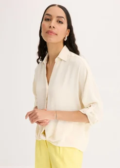 bonprix bonprix Blusa de crepé ligero rojo desierto Hot