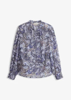 bonprix bonprix Blusa de gasa Azul claro