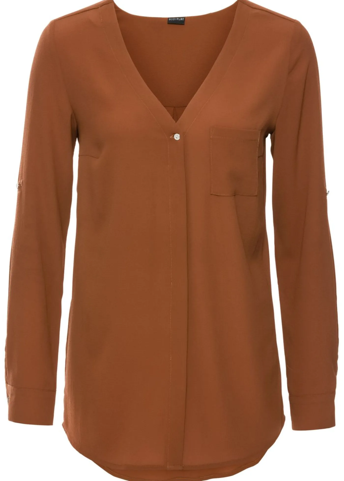 bonprix bonprix Blusa de manga larga Coñac Clearance