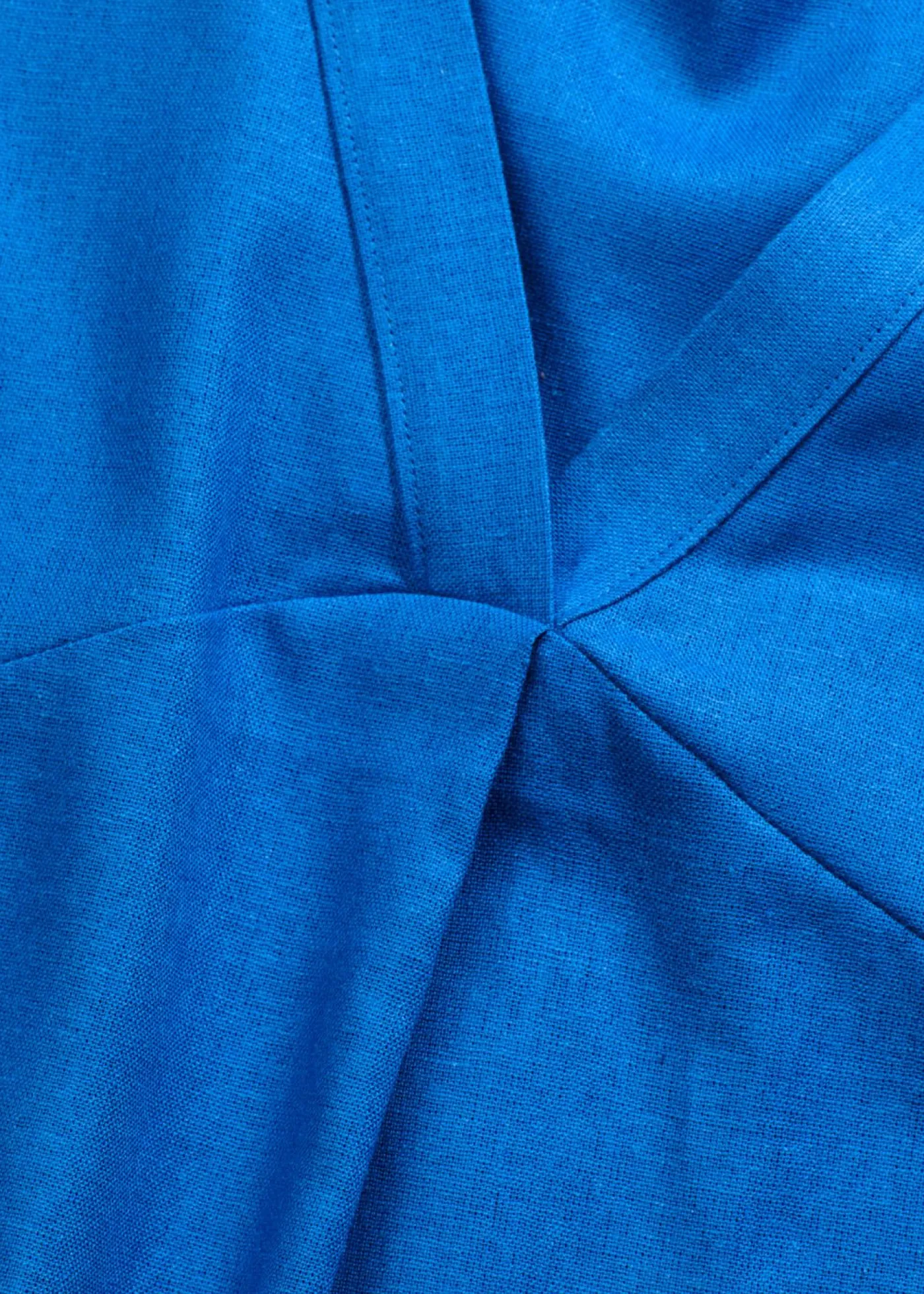 bonprix bonprix Blusa de mezcla de lino vaporoso Azul ártico Sale
