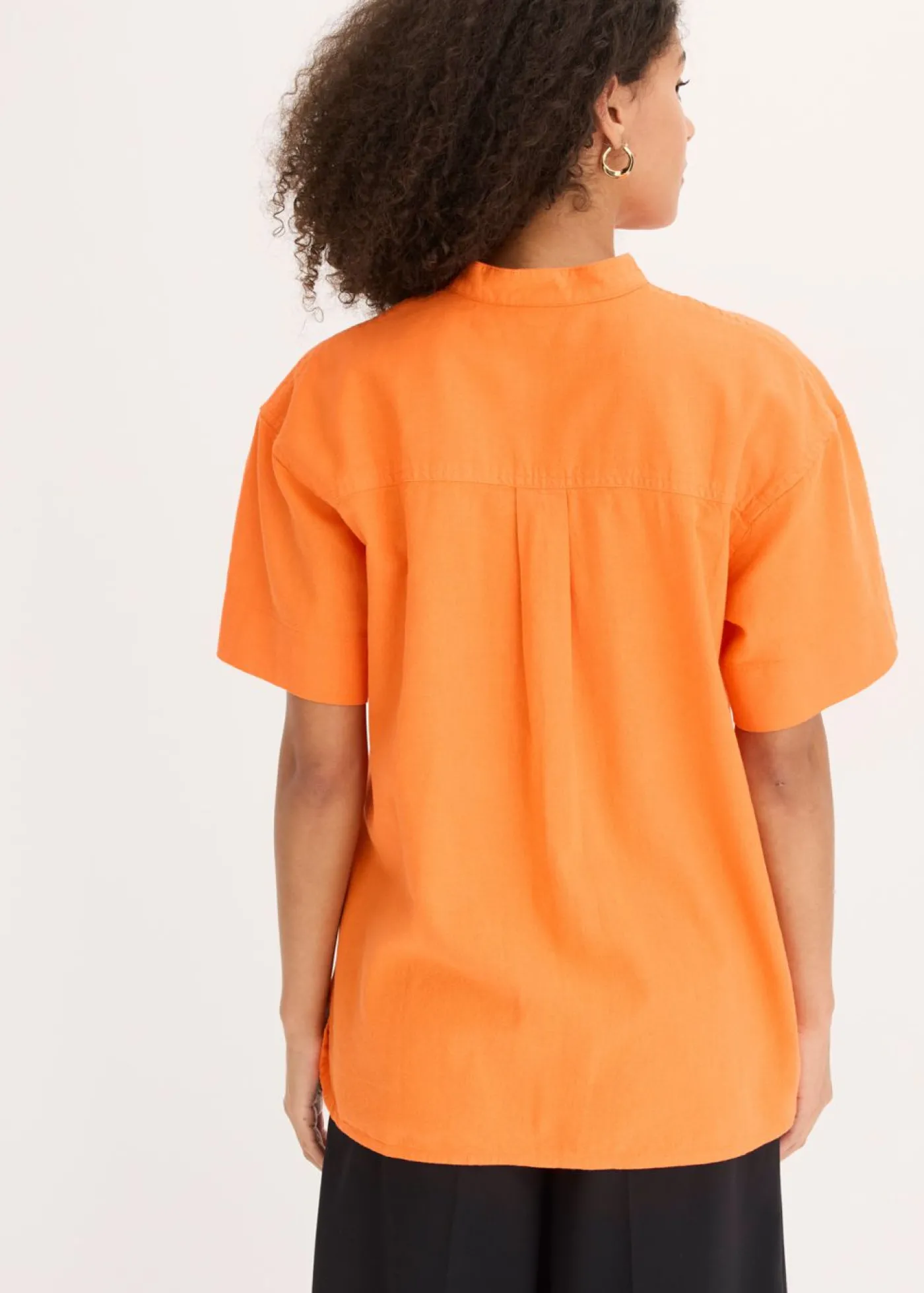 bonprix bonprix Blusa de mezcla de viscosa fina mango Hot