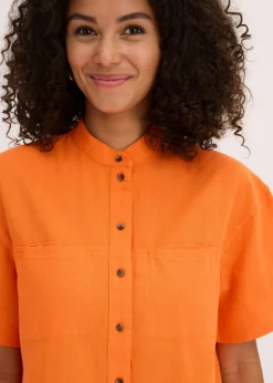 bonprix bonprix Blusa de mezcla de viscosa fina mango Hot