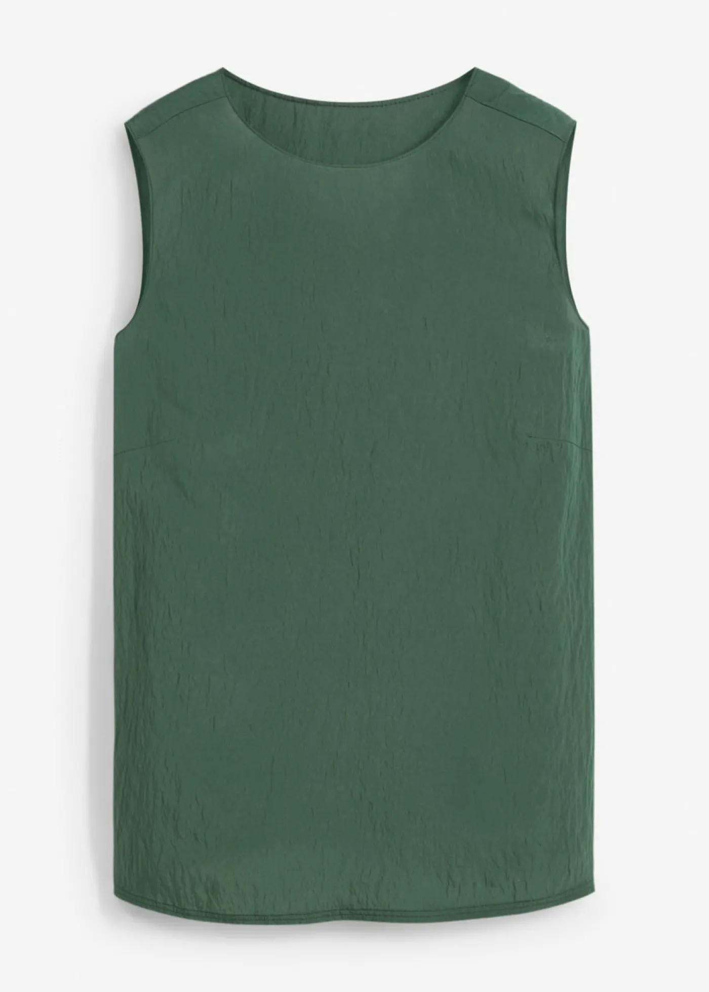 bonprix bonprix Blusa de mezcla de viscosa arrugada verde sombra Sale