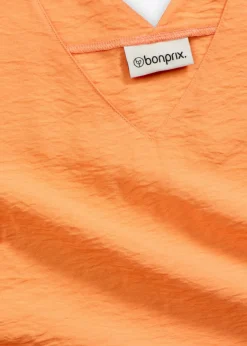 bonprix bonprix Blusa de mezcla de viscosa suave mango Online