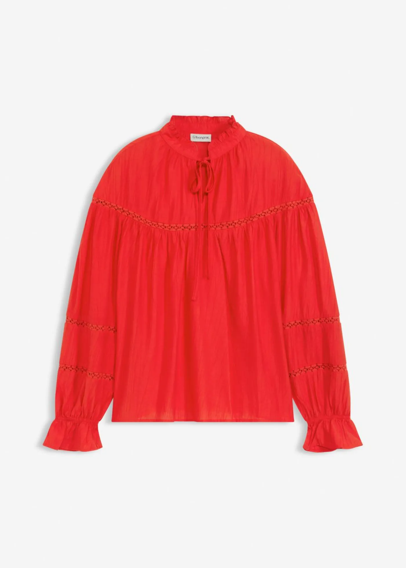 bonprix bonprix Blusa de mezcla de viscosa fina rojo lava Best