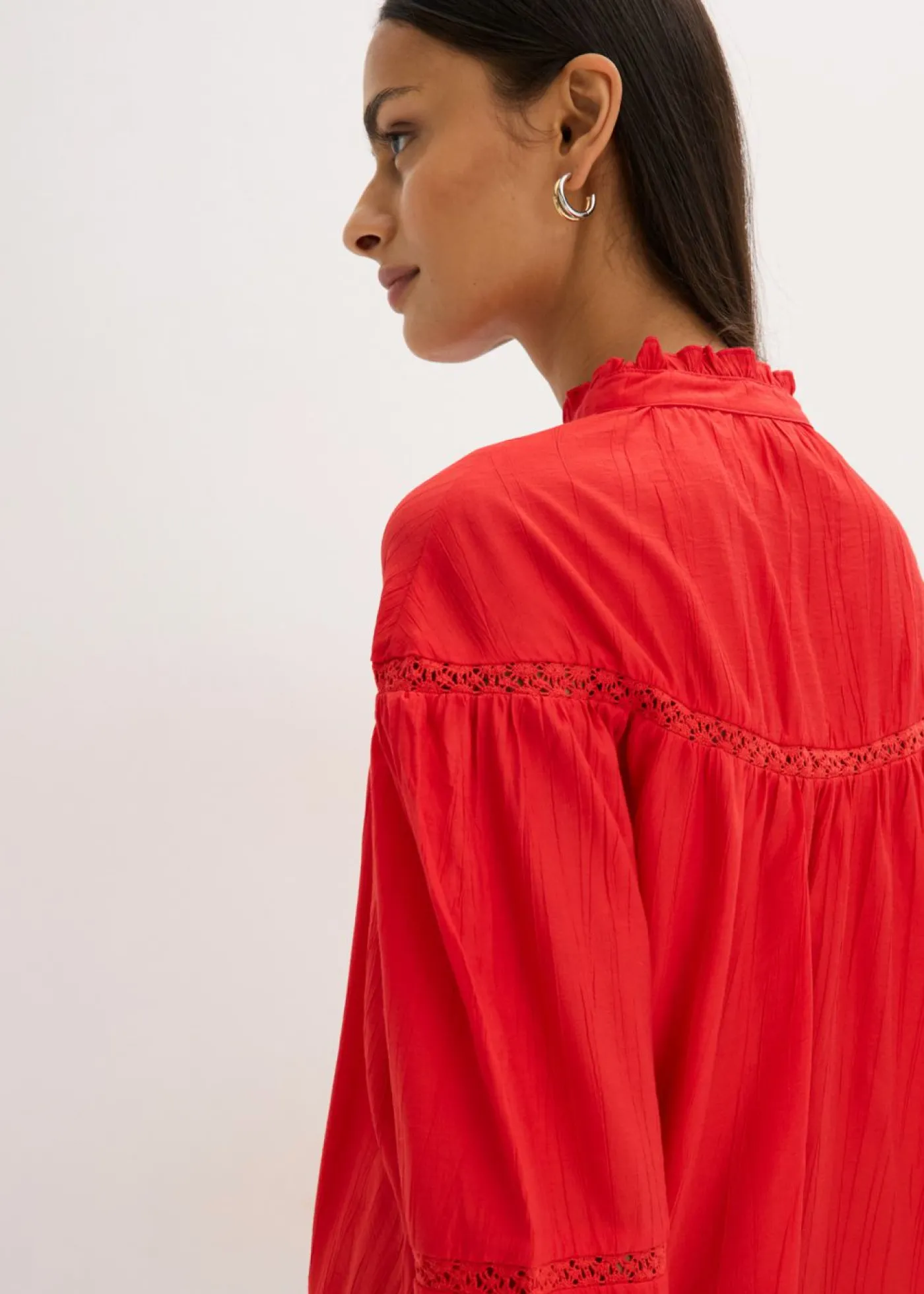 bonprix bonprix Blusa de mezcla de viscosa fina rojo lava Best