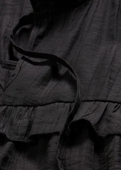 bonprix bonprix Blusa de mezcla de viscosa Negro Online