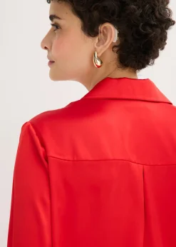 bonprix bonprix Blusa de satén fino fresa Best
