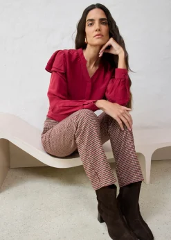 bonprix bonprix Blusa de seda Rojo