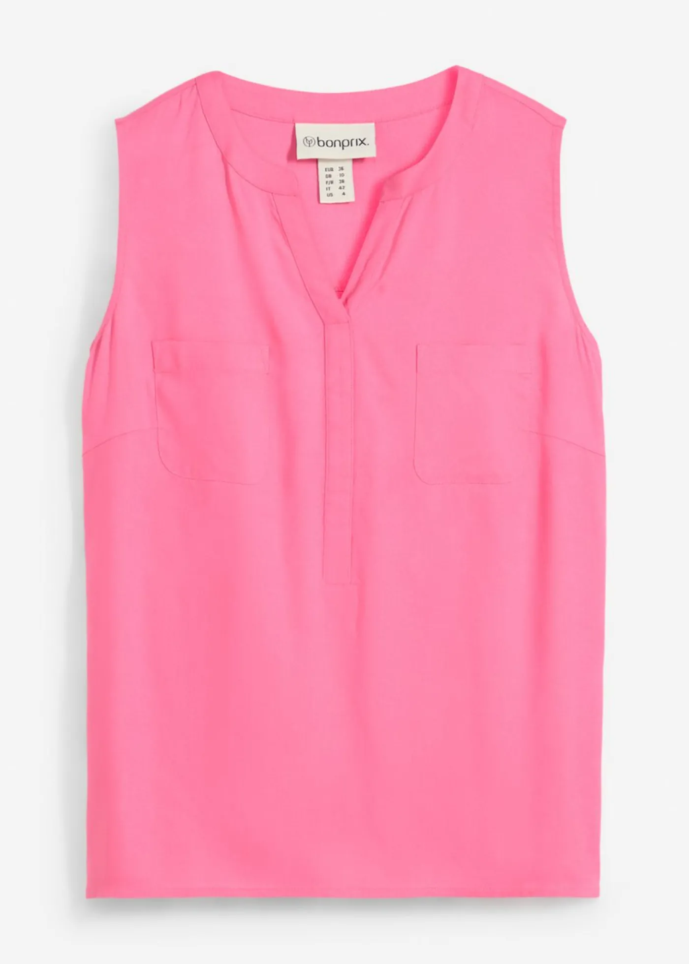 bonprix bonprix Blusa de viscosa fluida Rosa Discount