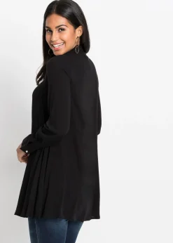 bonprix bonprix Blusa de viscosa pura Negro New