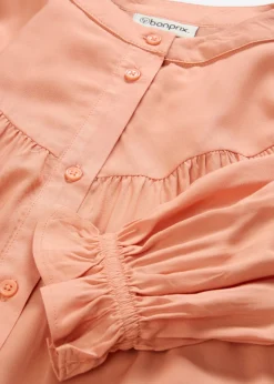bonprix bonprix Blusa estilo prairie de viscosa fluida Albaricoque pastel