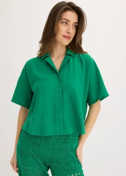 bonprix bonprix Blusa holgada verde gema Best