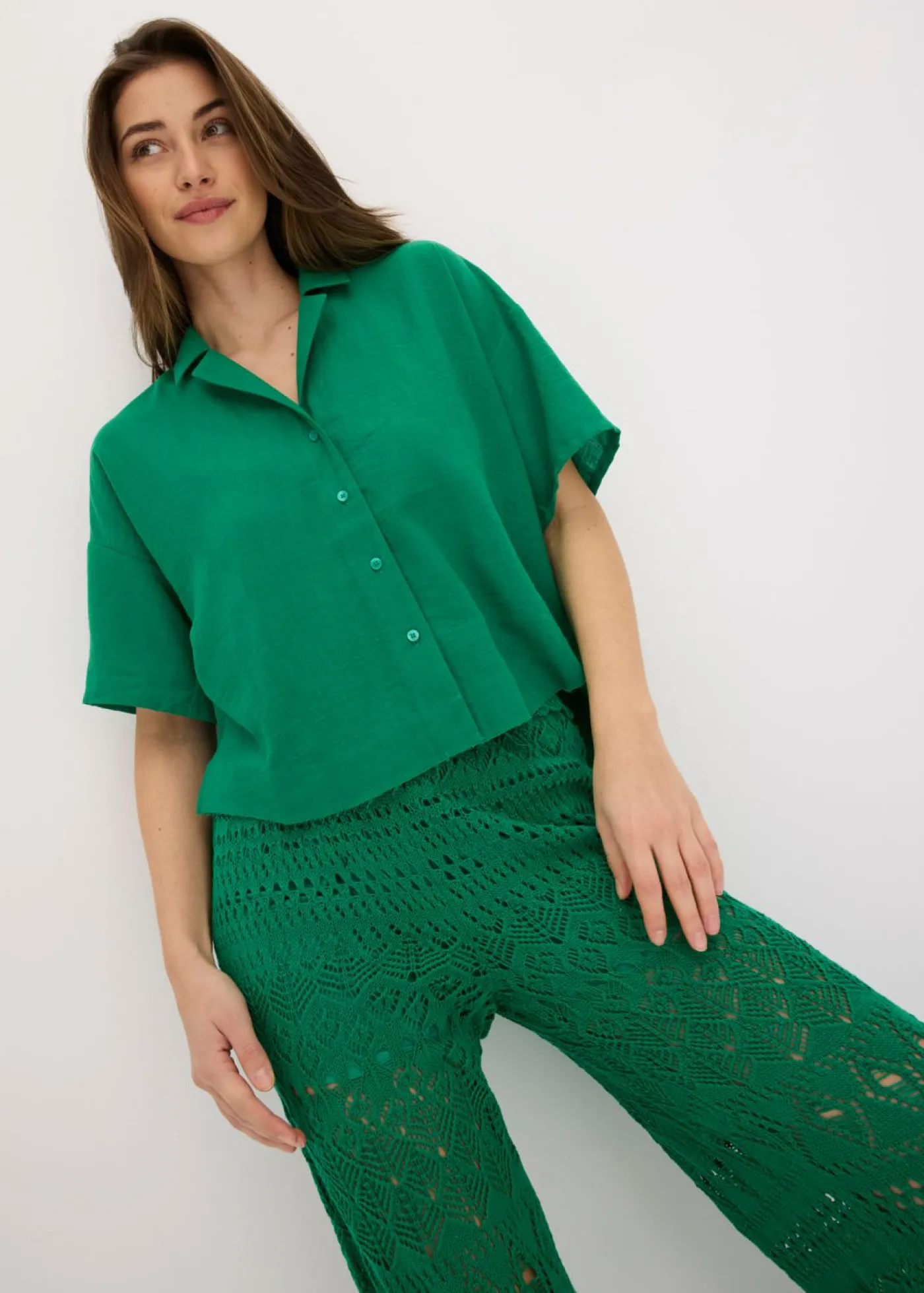 bonprix bonprix Blusa holgada verde gema Best