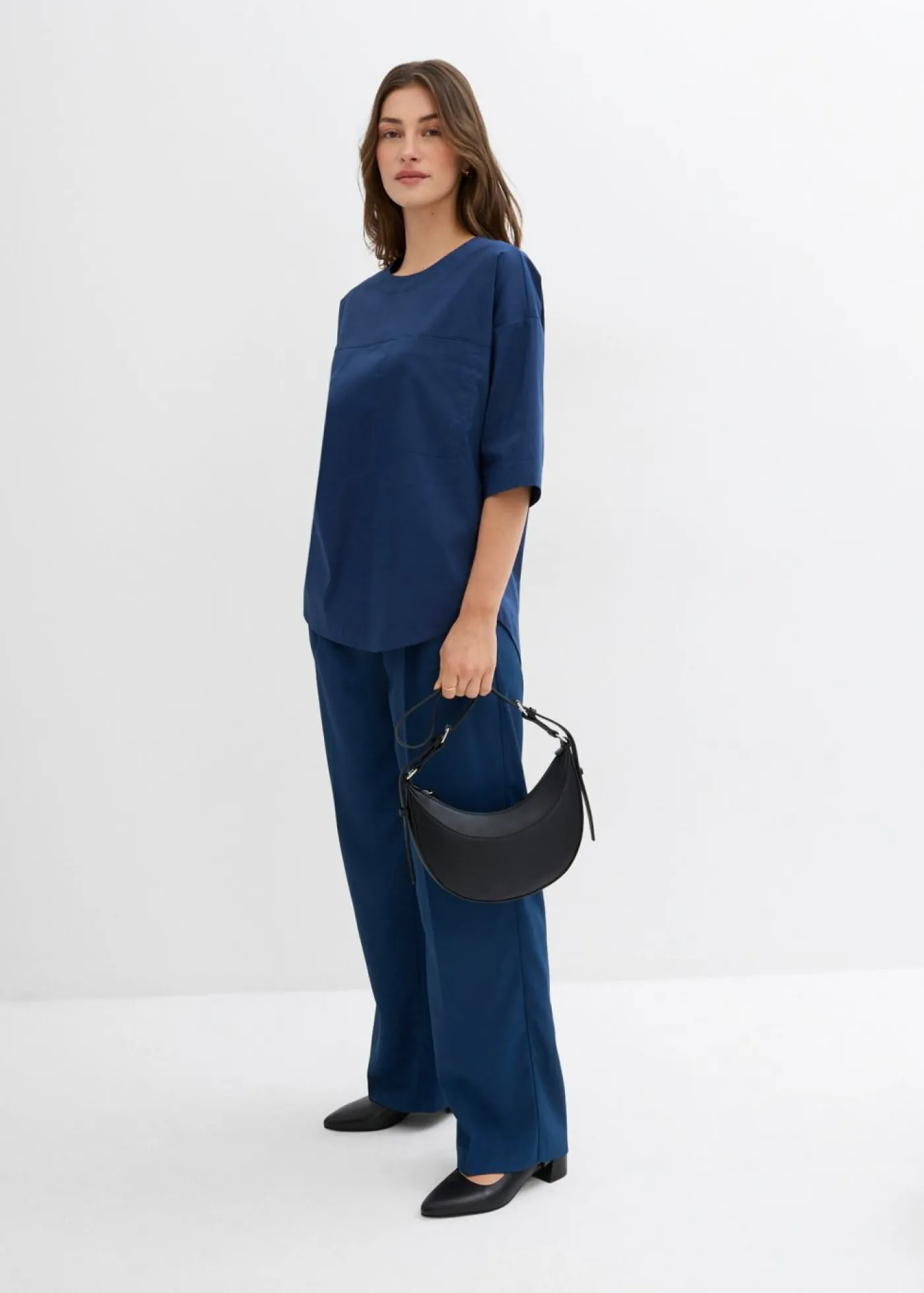 bonprix bonprix Blusa holgada Azul almirante Outlet
