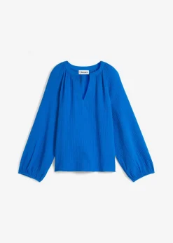 bonprix bonprix Blusa holgada de muselina Azur Best