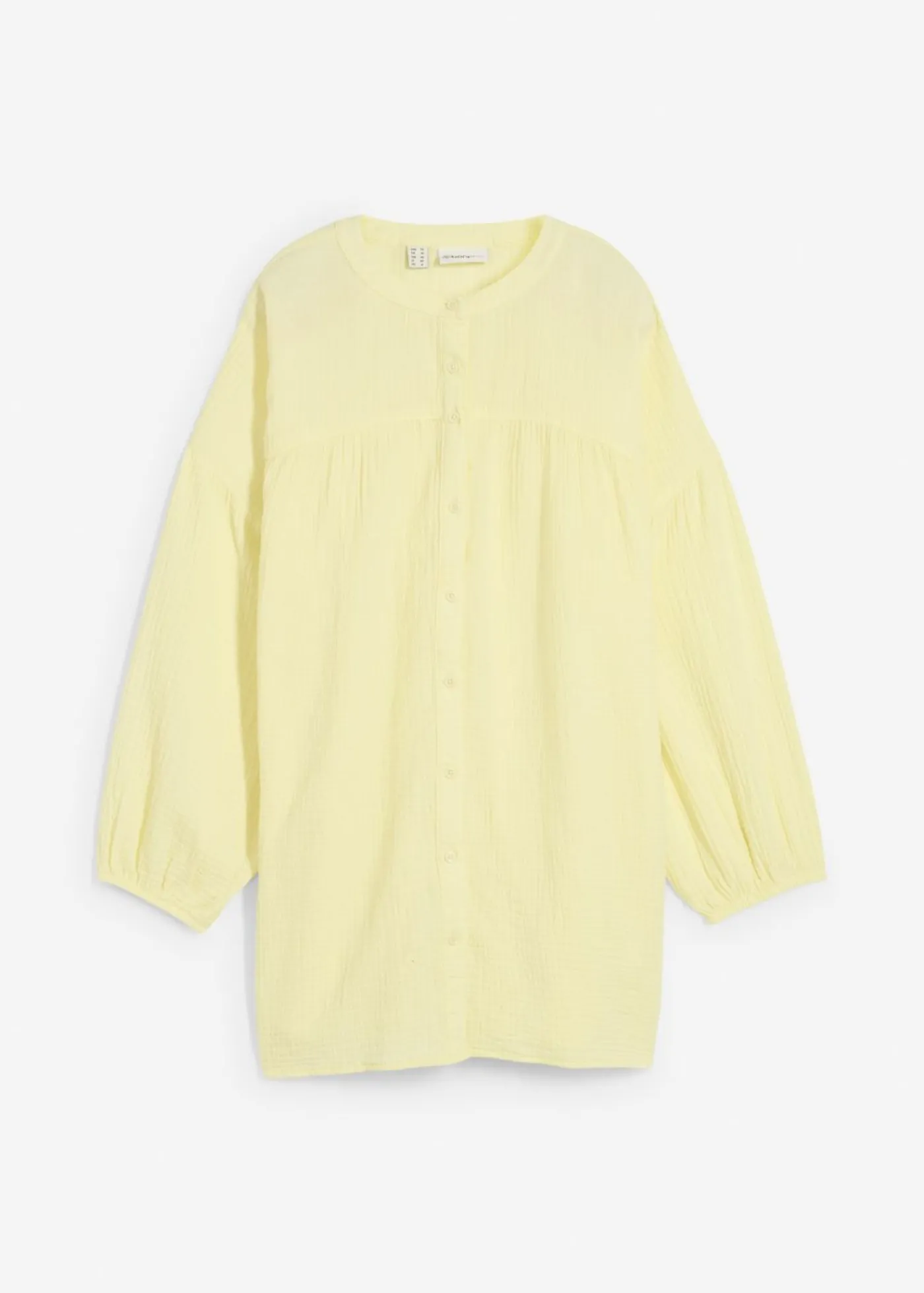 bonprix bonprix Blusa holgada de muselina amarillo limón Hot