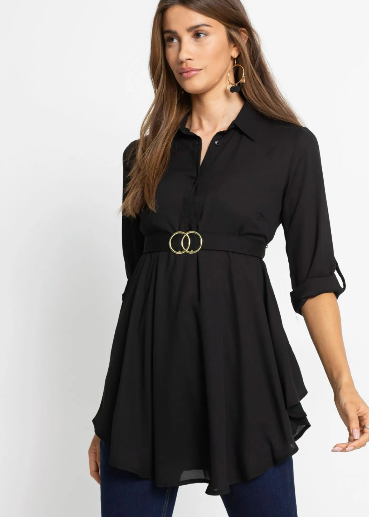 bonprix bonprix Blusa larga Negro Best