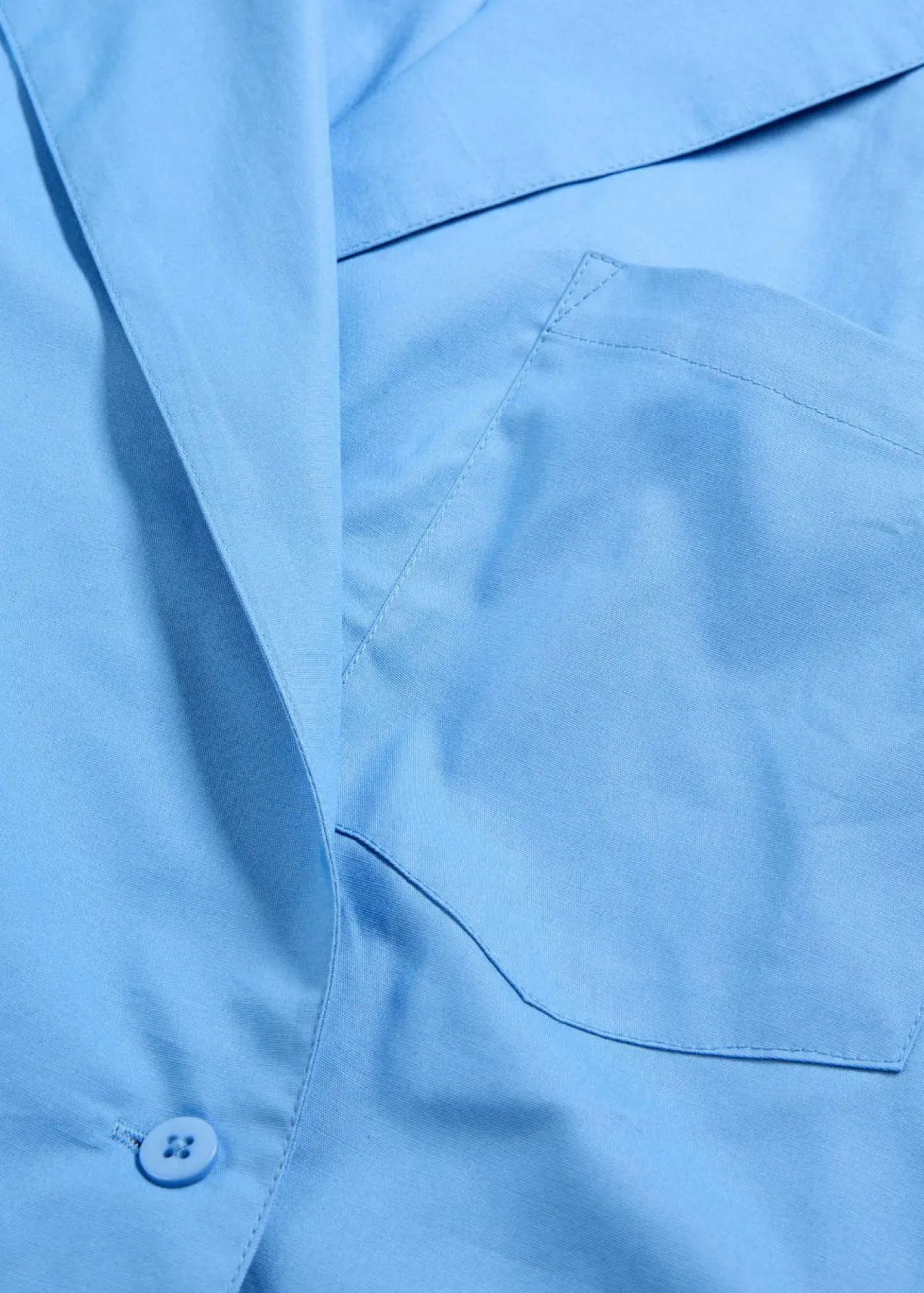 bonprix bonprix Blusa larga con escote en V azul provenzal Clearance