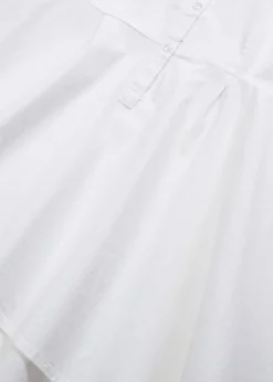 bonprix bonprix Blusa larga con volante Blanco Best