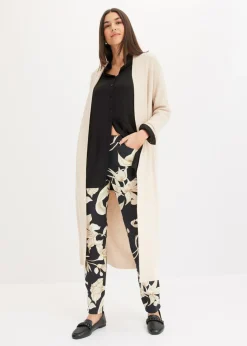 bonprix bonprix Blusa larga de viscosa Negro Sale