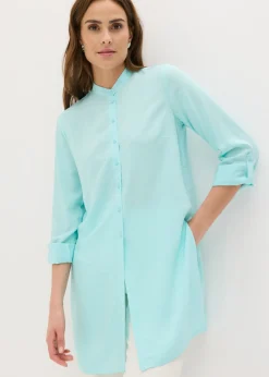 bonprix bonprix Blusa larga de viscosa Amarillo claro Clearance