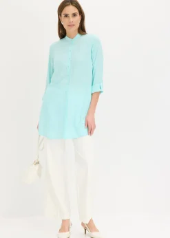 bonprix bonprix Blusa larga de viscosa Amarillo claro Clearance