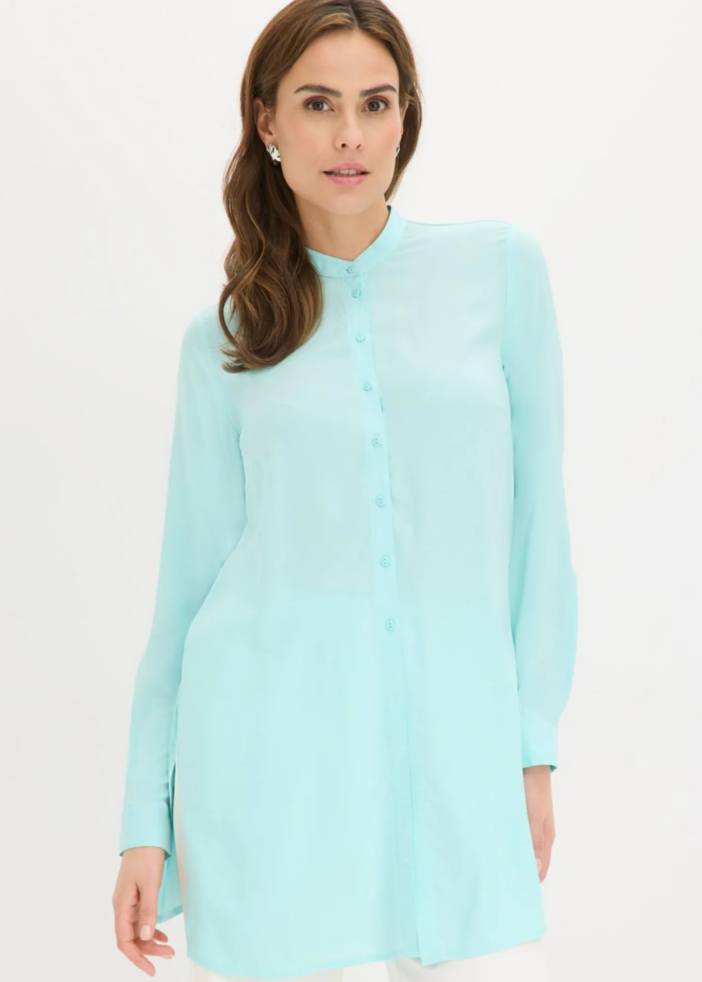 bonprix bonprix Blusa larga de viscosa Amarillo claro Clearance