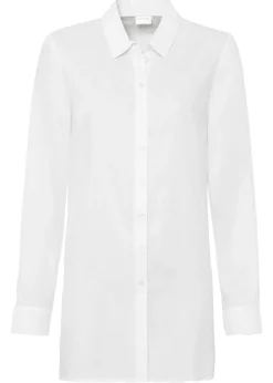 bonprix bonprix Blusa larga de viscosa pura Blanco