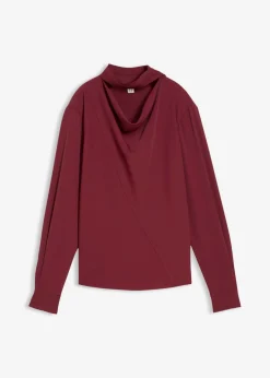 bonprix bonprix Blusa ligeramente brillante rojo avellana Best