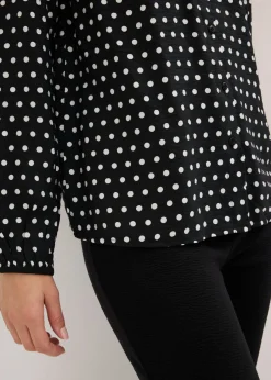 bonprix bonprix Blusa oversize negro topos New
