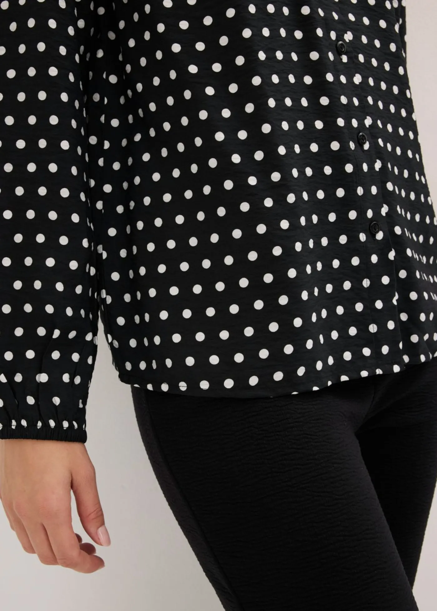 bonprix bonprix Blusa oversize negro topos New