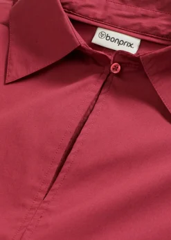bonprix bonprix Blusa oversize con mangas voluminosas Rojo Clearance