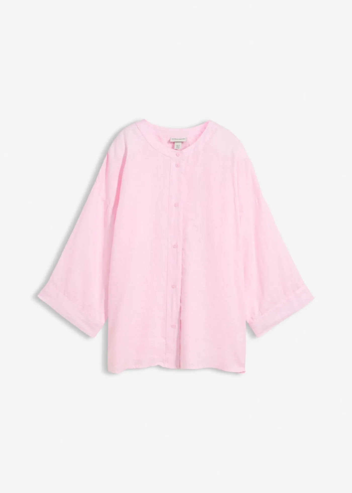 bonprix bonprix Blusa oversize de lino puro rosa cristal Best