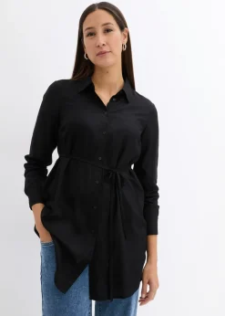 bonprix bonprix Blusa premamá/de lactancia de viscosa Negro Clearance