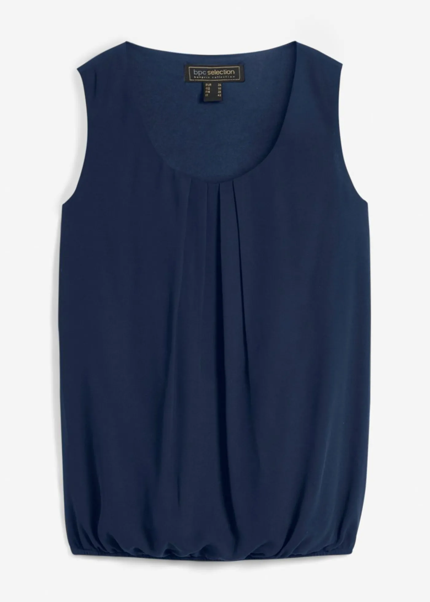 bonprix bonprix Blusa sin mangas Azul oscuro Hot