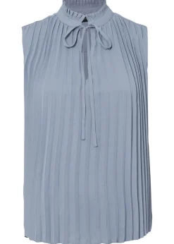 bonprix bonprix Blusa sin mangas Azul ahumado Discount
