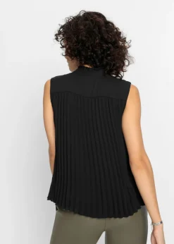 bonprix bonprix Blusa sin mangas Negro Online
