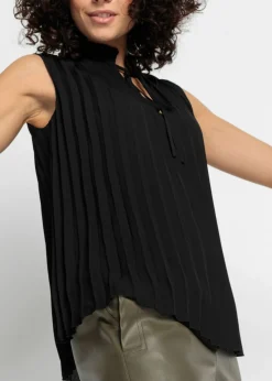 bonprix bonprix Blusa sin mangas Negro Online