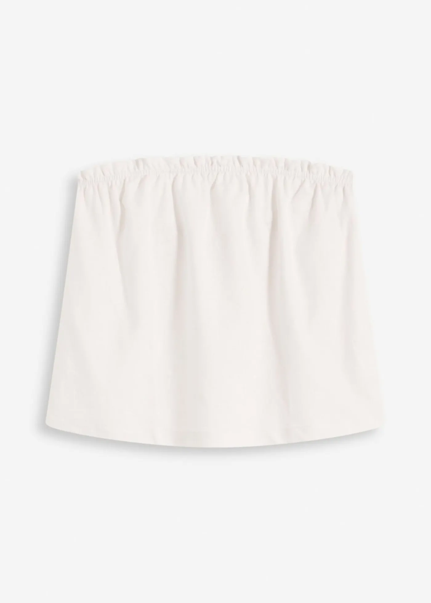 bonprix bonprix Blusa sin mangas con contenido de lino Blanco lana