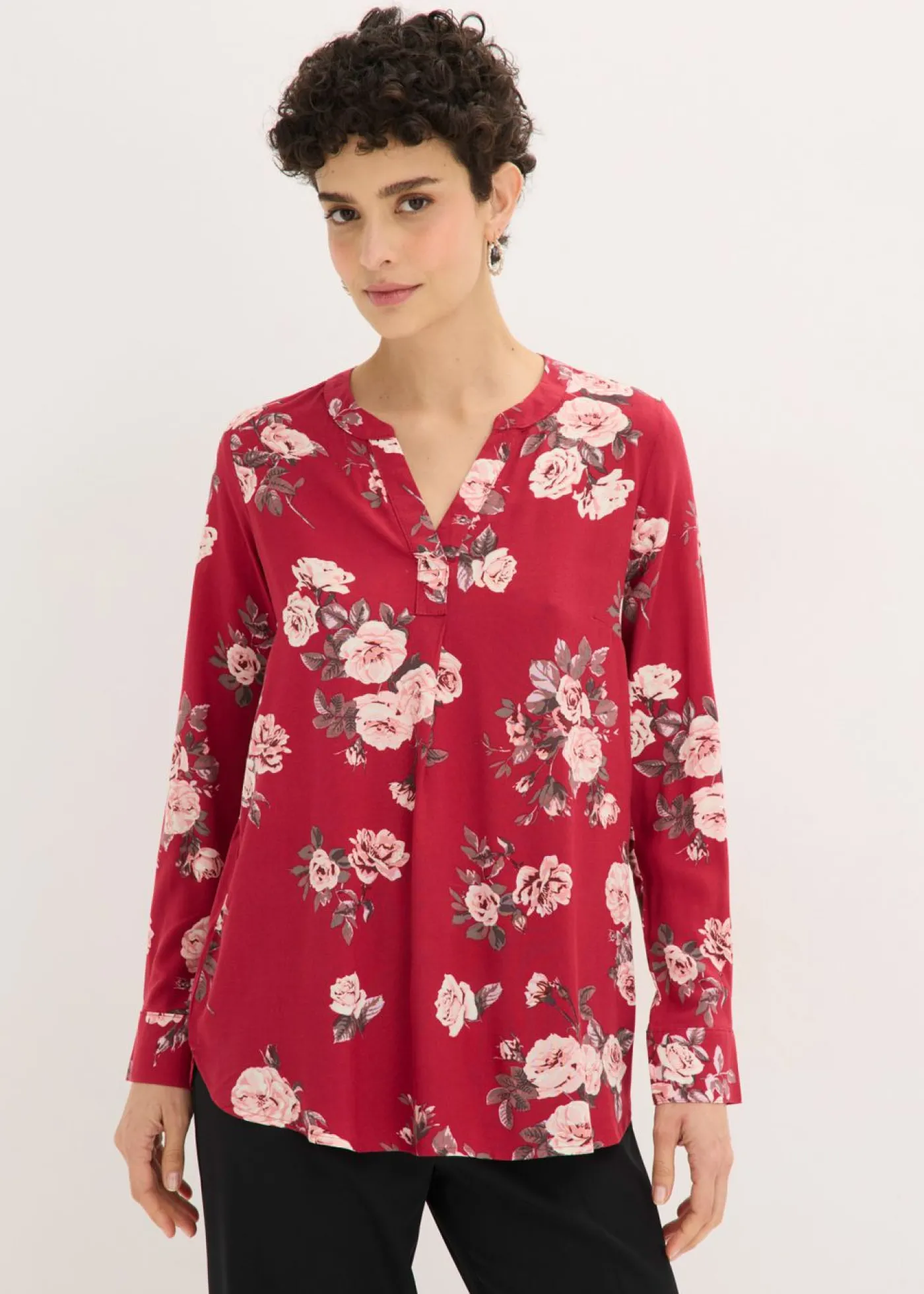 bonprix bonprix Blusa tipo túnica Cereza de flores Best