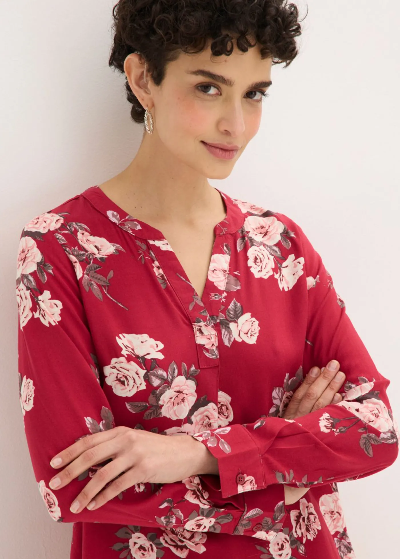 bonprix bonprix Blusa tipo túnica Cereza de flores Best