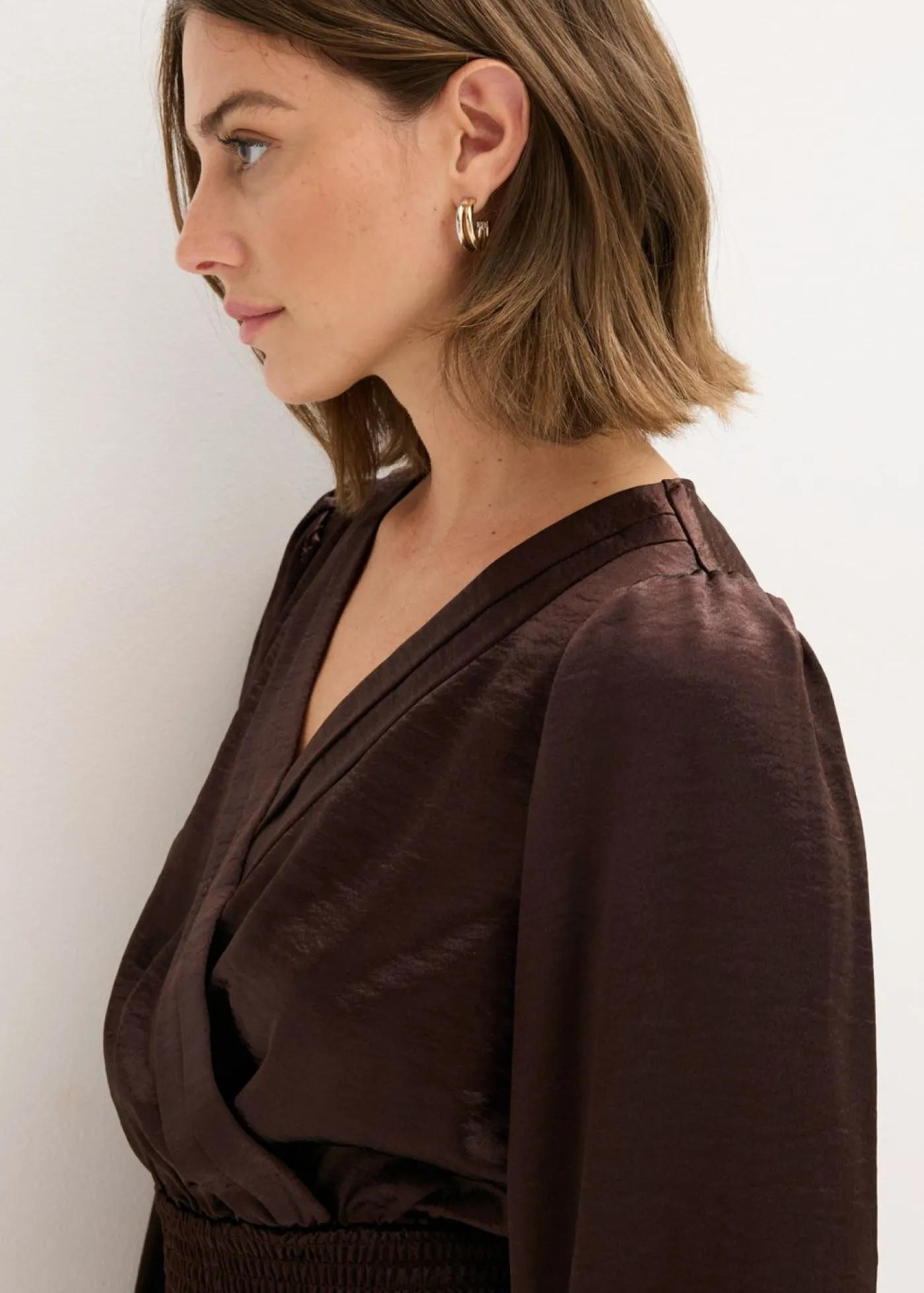 bonprix bonprix Blusa tipo túnica Marrón oscuro Outlet