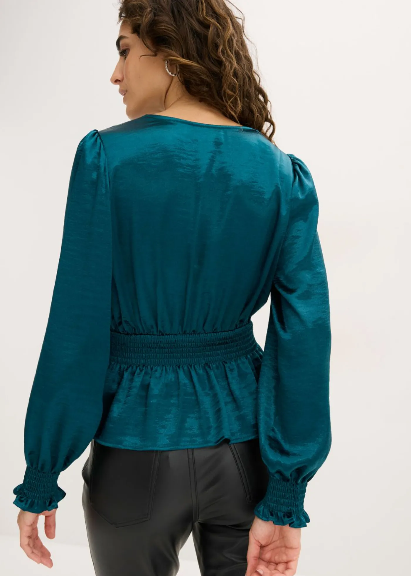 bonprix bonprix Blusa tipo túnica Azul marino Online