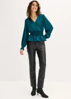 bonprix bonprix Blusa tipo túnica Azul marino Online