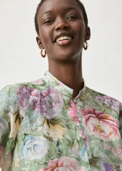 bonprix bonprix Blusa tipo túnica Verde pálido de flores New