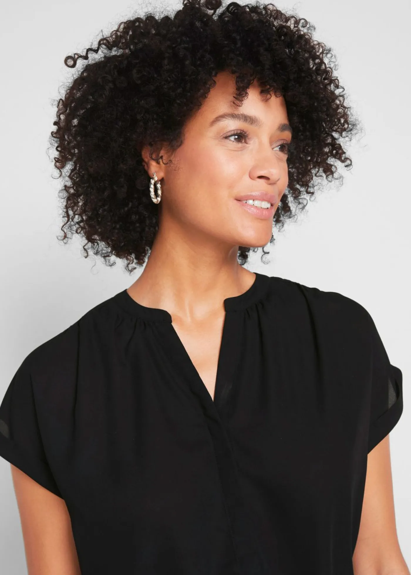 bonprix bonprix Blusa tipo túnica Negro Sale