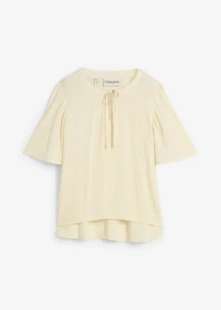 bonprix bonprix Blusa tipo túnica con mangas de murciélago Crudo Best